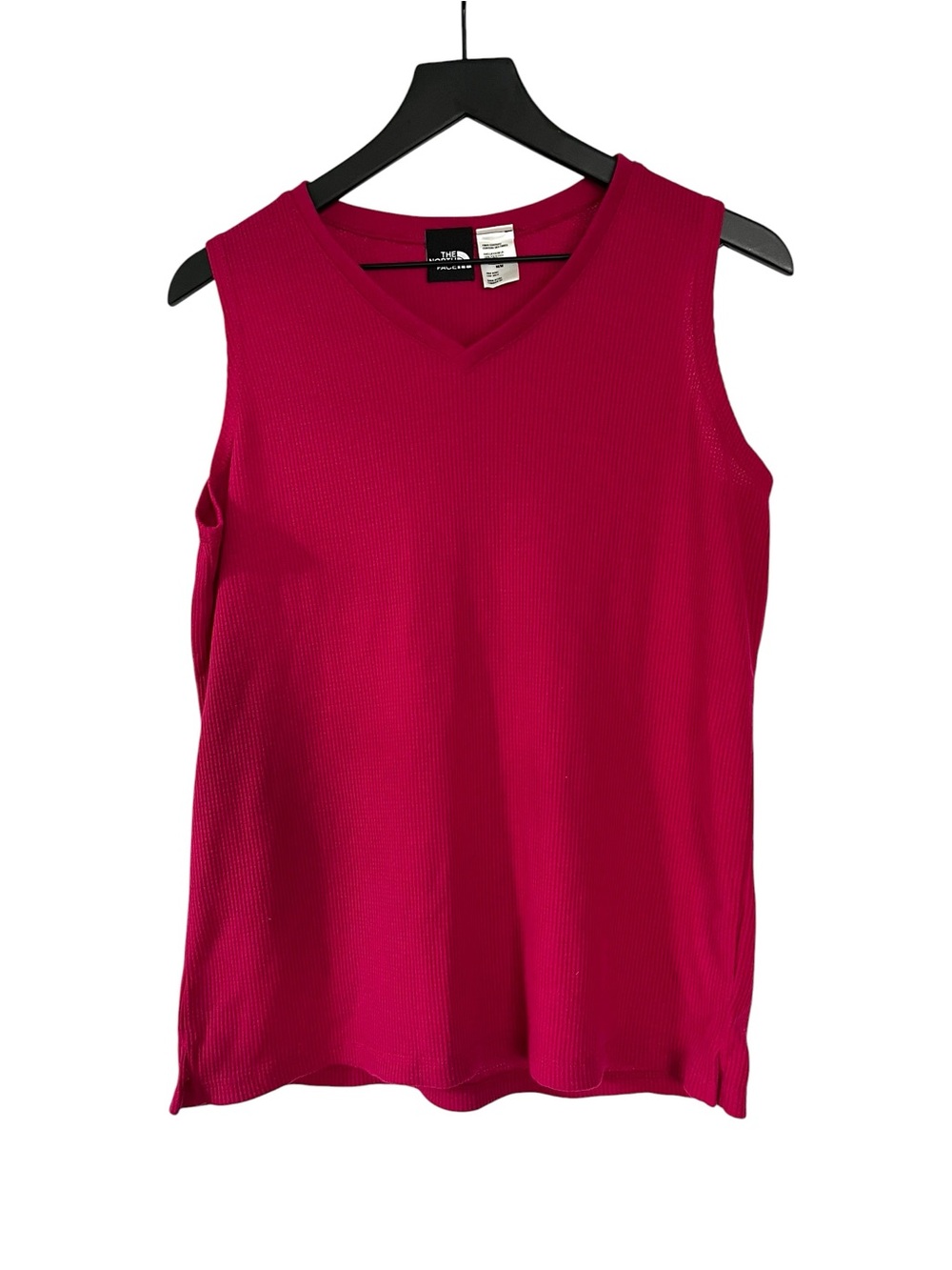 The North Face sleeveless top raspberry color